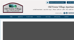 Desktop Screenshot of oldtownevillageapartments.com